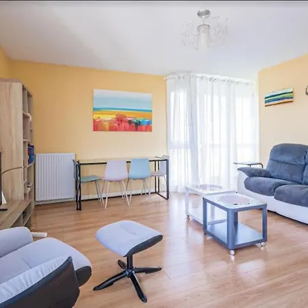 L'horizon, T3, Terrasse, Pkg, Quartier Antigone Apartment *