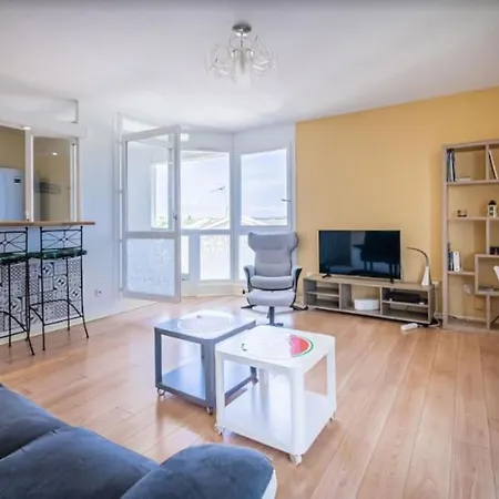 L'horizon, T3, Terrasse, Pkg, Quartier Antigone Apartmán *